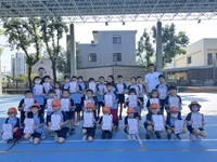 恭喜 翁子國小學生榮獲115認識師長優選,晨會頒發證書合照