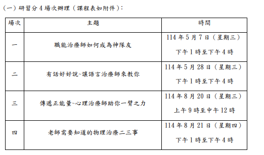 研習資訊