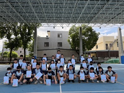 榮獲113學年度第二學期臺中市政府教育局鼓勵推動學生游泳教學與自救能力五級(50公尺)檢測認證合格授證證書
